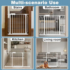 Extra Wide Baby Gate 38.5-43.5 Inch Walk Through Pressure Mounted No Drill - Image 7