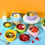 Nuogo 6 Pcs Stainless Steel Baby Bowls - Image 6