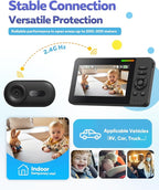 Wireless Baby Car Camera with 1080P Advanced Night Vision and 32H Battery - Image 5