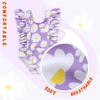 Newborn Baby Girl Ruffle Swimsuit Infant Toddler One Piece Floral Bikini Beach - Image 6