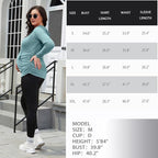 GINKANA Maternity Hoodie Long Sleeves Shirts Casual Maternity Top Pregnancy - Image 7