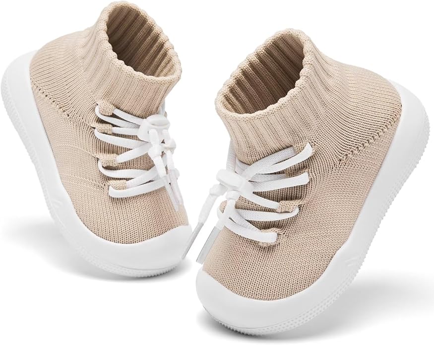Baby Non Slip Socks Shoes Boys Girls Soft Slip On Sneakers Protection Toe by Fahrerliebe