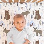 The Peanutshell 3 Piece Baby Crib Bedding Set - Image 3