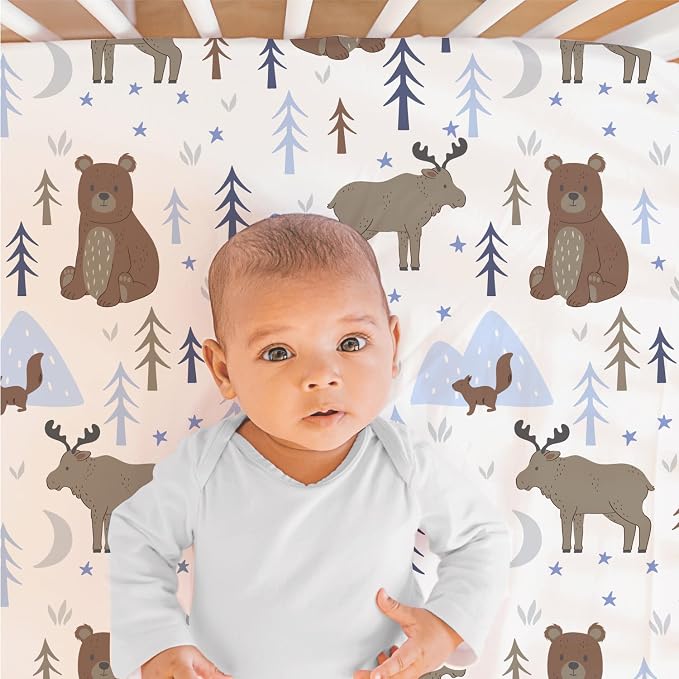 The Peanutshell 3 Piece Baby Crib Bedding Set - Image 3