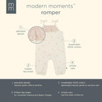 Modern Moments by Gerber baby-girls Self Eyelet Ruffle Long Leg Romper - Image 5