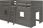 Max & Lily Modern Farmhouse Twin Low Loft Bed - Image 3
