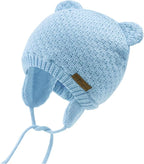 XIAOHAWANG Baby Hat Cute Bear Toddler Earflap Beanie Warm by XIAOHAWANG