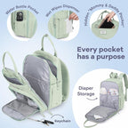RUVALINO Diaper Bag Backpack-Multifunction Baby Travel Bag - Image 3