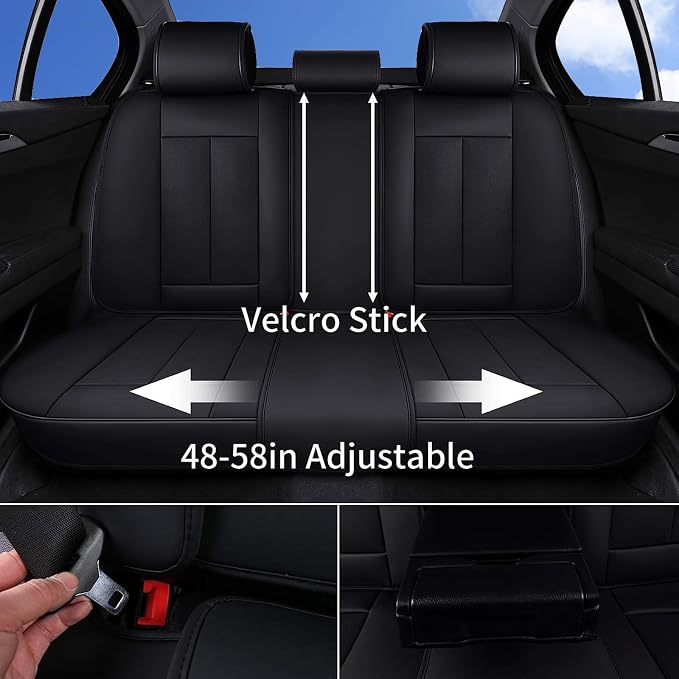 Coverado Car Seat Covers Full Set, Seat Covers - Image 3