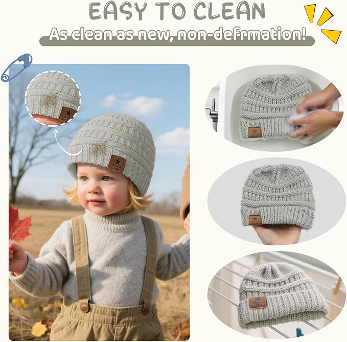 Durio Unisex Baby Beanie - Image 5