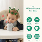 Remonda 23-Piece BPA-Free Silicone Baby Feeding Set | Extra Large Suction Plates - Image 2