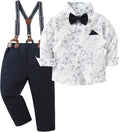 nilikastta Toddler Boy Outfit Boy Suit Boy Dress Shirt by Nilikastta