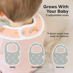 8-Pack Organic Baby Bibs for Boys, Girls - Image 4