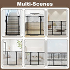 40.55" Extra Tall Baby Gate, 49.2-54.7 in Wide, No Drilling, Pressure Mounted - Image 8