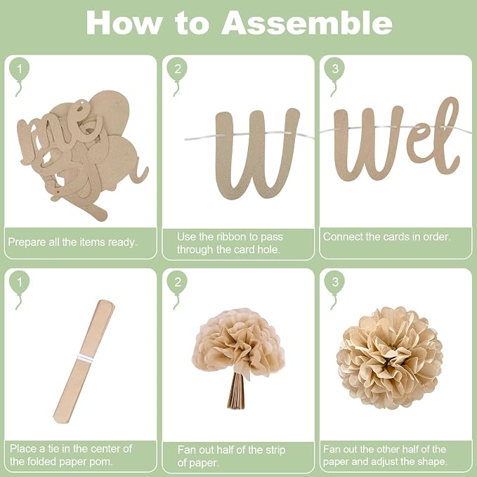 Neutral Baby Shower Decorations - Image 5