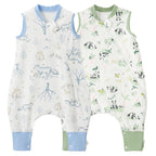 Duomiaomiao 2 Pack 0.5 TOG Toddler Sleep Sack 24-36 Months 100% Cotton by DuoMiaoMiao