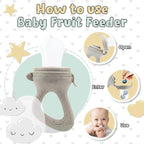 Avee & Co Silicone Teething Pacifier and Fresh Fruit Feeder, Baby Pacifier - Image 7