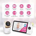 VTech VM919-2HD Baby Monitor, 2 Cameras, 360 Panoramic Viewing, 110 Wide-Angle - Image 8