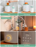 Momcozy Retain Nutrients Bottle Warmer, 9-in-1 Baby Bottle Warmer - Image 7