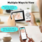 Upgrade Video Baby Monitor, WiFi Baby Camera, 2.8" Display and App Control - Image 2