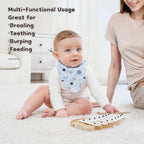 Susurration Muslin Baby Bibs 10Pack Bandana Drool Bibs Soft Adjustable Newborn - Image 4