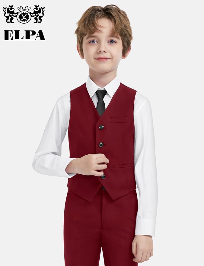 ELPA ELPA Boys' Formal Suit Set, - Image 5
