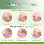 haakaa Silicone Breast Pump & Silicone Cap 5oz/150ml - Image 4