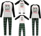 Awoscut Christmas Family Matching Pajamas Christmas Pjs Holiday Nightwear - Image 2