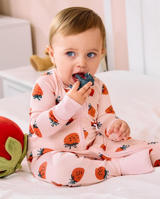 Bamboo Viscose Convertible Baby Footies Pajamas, footies - Image 8