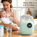 Baby Bottle Warmer, Felizbebe 10-in-1 Double Bottle Warmer - Image 3