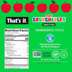 That's it. Fruit Crunchables Apple Crisps healthy snacks - Image 2
