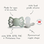 FRIGG Lucky Symmetrical SilkySoft Silicone Baby Pacifier | Made in Denmark | - Image 10