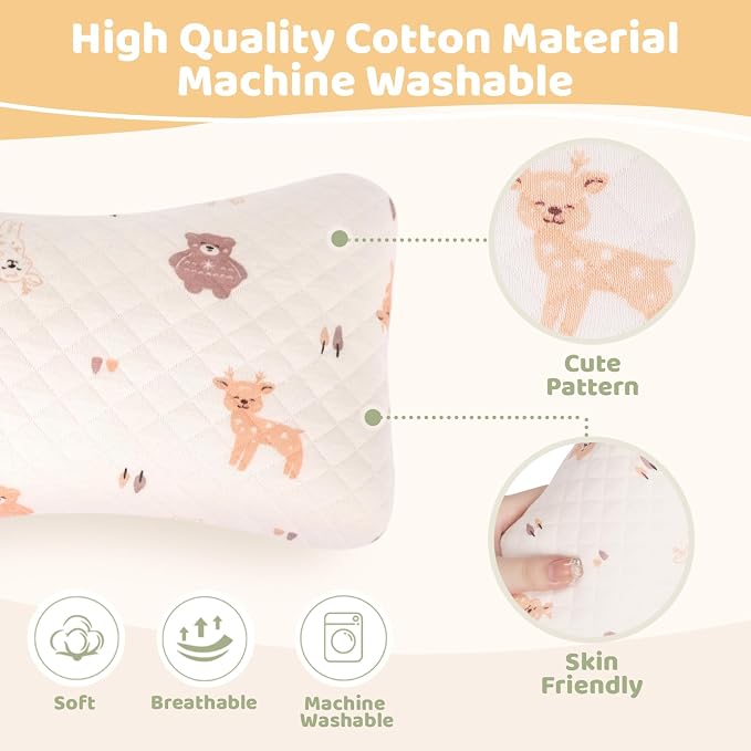 vocheer Small Pillows for Sleeping, Tiny Pillows for Neck, Lumbar and Knee - Image 2