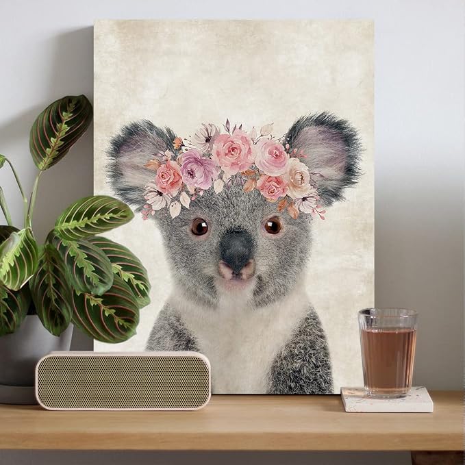 ORIDOMY Retro Koala Canvas Wall Art Country Animal Printing Funny Koala - Image 5