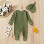 Twopumpkin Newborn Baby Boy Knit Jumpsuit Sweater Romper Newborn Coming Home - Image 7