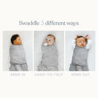 HALO SleepSack SuperSoft Swaddle, Cozy Bamboo Viscose, 3-Way Adjustable Swaddle - Image 6