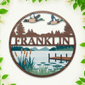 Personalized Mallard Duck Nursery Name Sign, Ducks Signs by HANZSPROUT