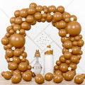 90pack Khaki Balloons Different Size 18/12/10/5 Inch Khaki Balloon Garland Arch by Voircoloria