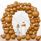 90pack Khaki Balloons Different Size 18/12/10/5 Inch Khaki Balloon Garland Arch by Voircoloria
