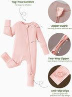 PATPAT Baby Footie Romper with Mittens - Image 5