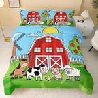 QOOMO Farm Animals Comforter, Farmhouse Comforter Set - Image 2