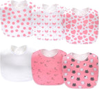 8 Pack Baby Bibs Unisex Adjustable by Unknown