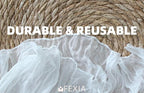FEXIA 6 Pack White Cheesecloth Table Runner 35x120 Inches - Image 3