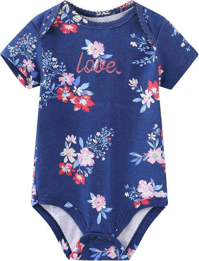 Baby Bodysuit and Pant Set 10-pcs Cotton Soft Newborn Boy Girl Clothes Outfits - Image 5