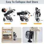 Baby Stroller, 2-in-1 Reversible Toddler Seat - Image 7