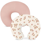 Nursing Pillow Covers 2 Pack, Muslin Nursing Cover by Wimist