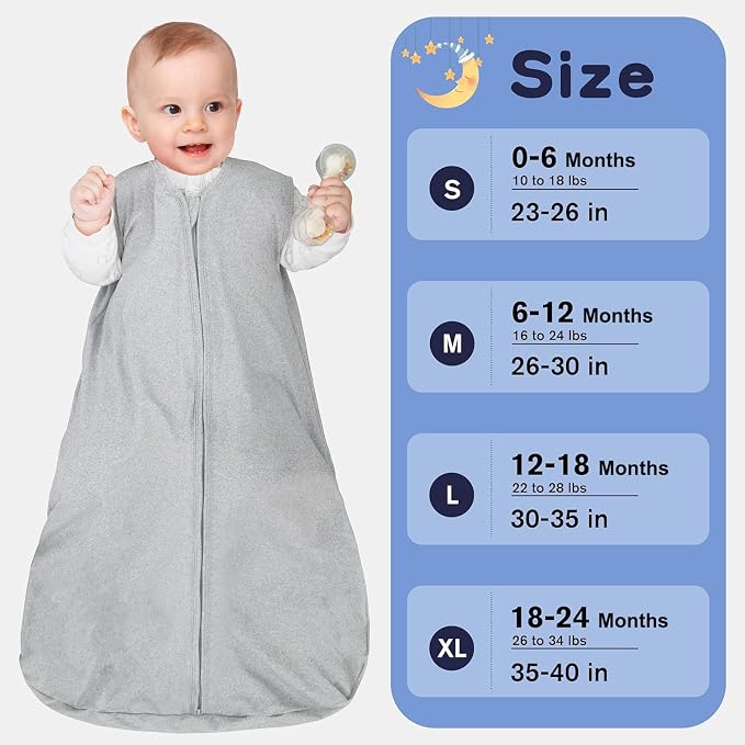 Baby Sleep Sack 18-24 Months Baby Wearable Blanket 100% Rayon Cotton 2-Way - Image 6