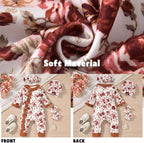 Aalizzwell Baby Girls Romper Outfit Fall Winter Clothes - Image 5