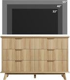 QUW Fluted Dresser for Bedroom - Image 4