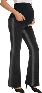 GLAMIX Women's Stretch Maternity Bootcut Jeans - Image 3